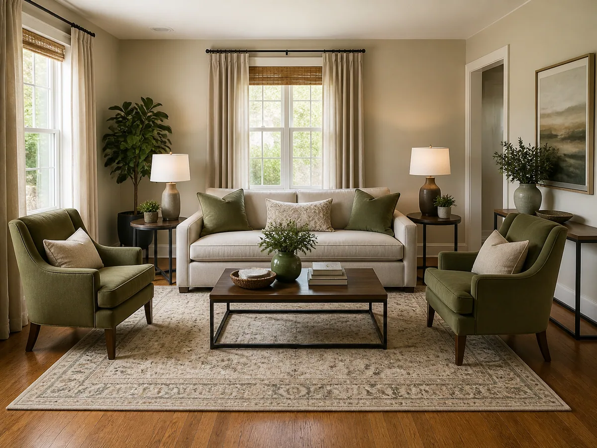 Furnished living room